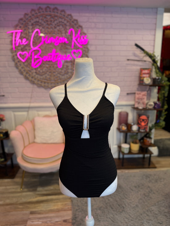 Black w/ Gold Swimsuit