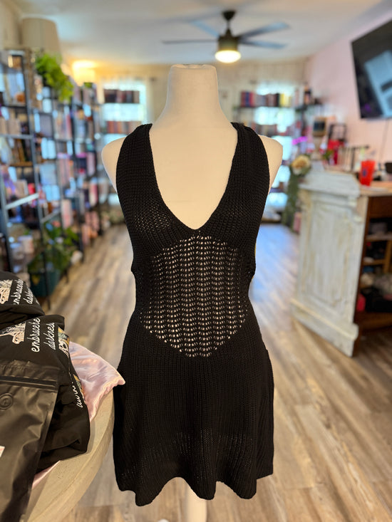 Black Swimsuit Coverup