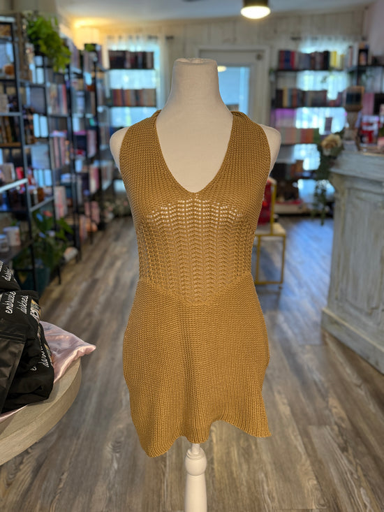 Tan Swimsuit Coverup