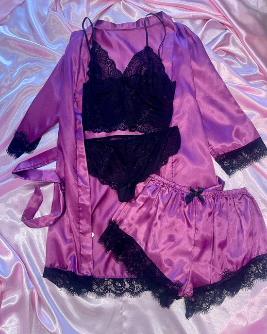 Midnight Orchid PJ Set