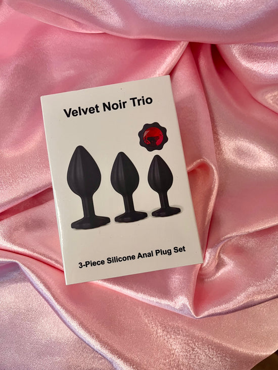 Velvet Noir Anal Plug Set