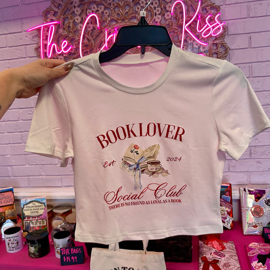 Book Lover Crop Top