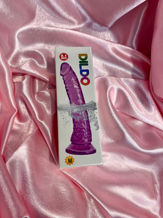 8.1in Purple Dildo