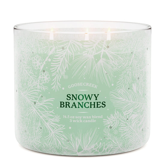 Snowy Branches 3-Wick Candle