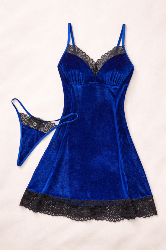 Blue Obsession Lingerie