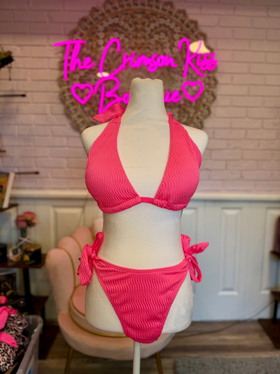 Neon Pink Swimsuit