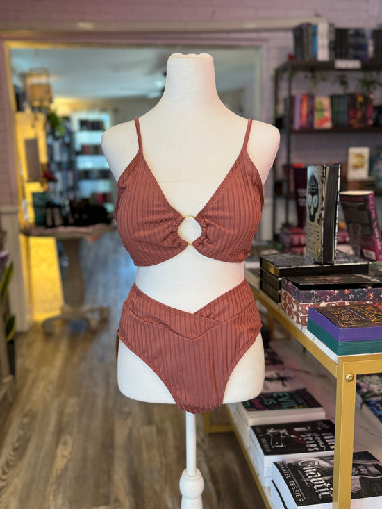 Dusty Red Swimsuit