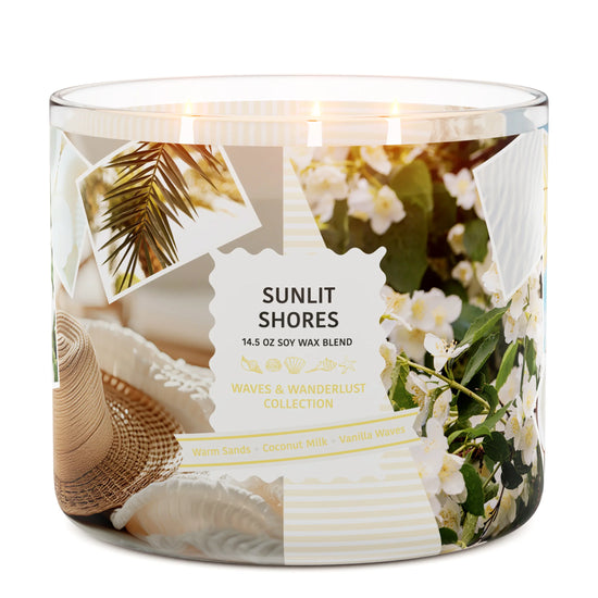 Sunlit Shores 3 Wick Candle