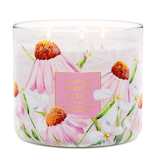 Garden House 3 Wick Candle