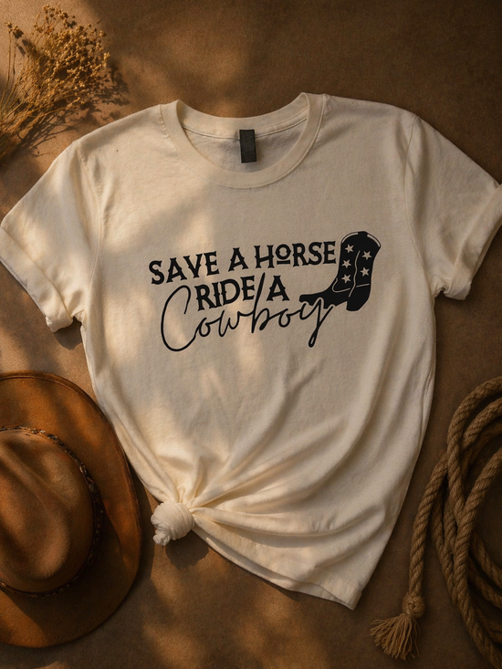 Save a Horse Ride a Cowboy T-Shirt