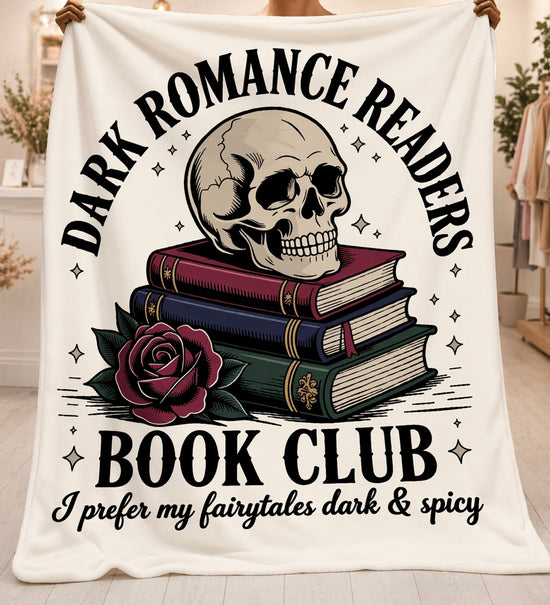 Dark Romance Reader Blanket