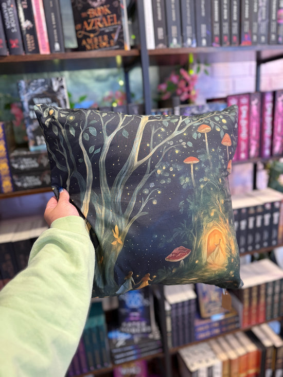 Fantasy Forrest Throw Pillow