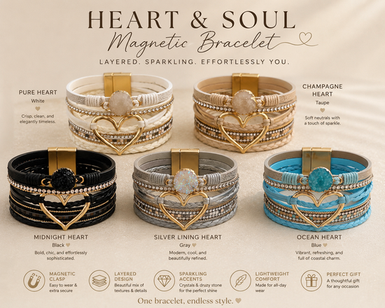 Heart & Soul Magnetic Bracelet