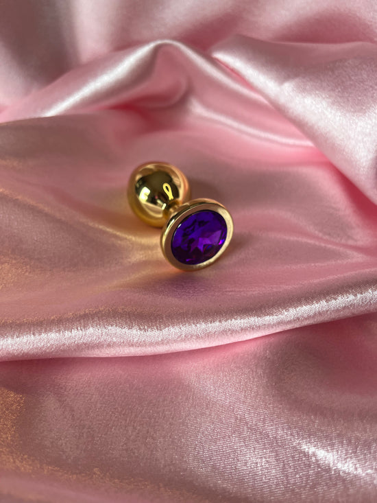 Large Gold Anal Plug