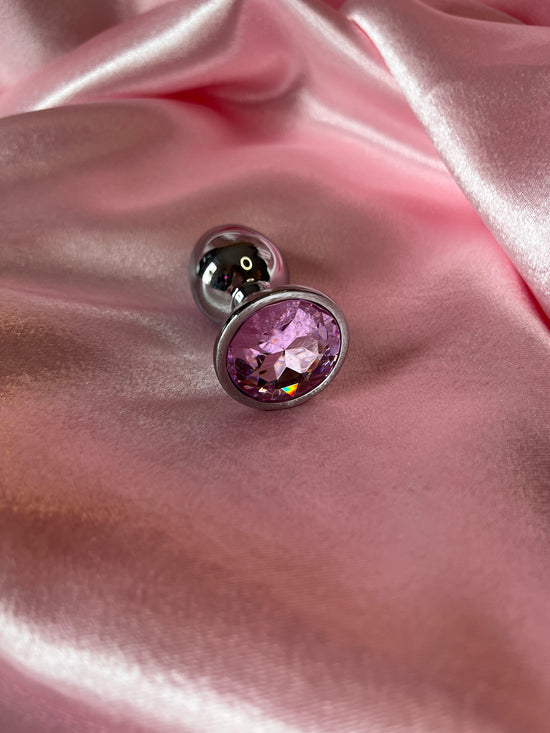 Medium Silver Anal Plug