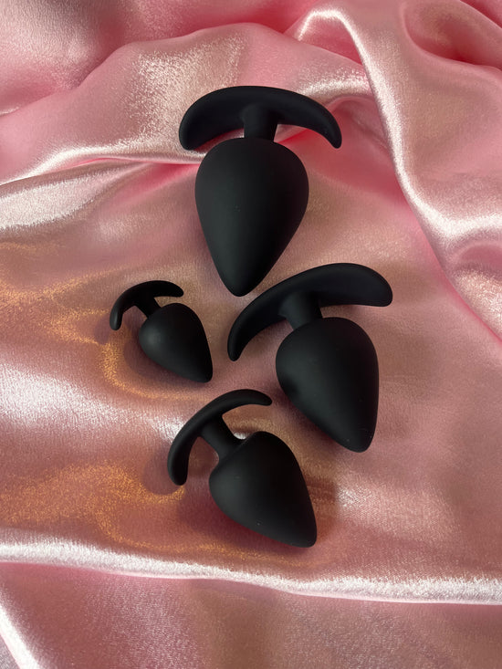 Fat Silicone Anal Plug Set