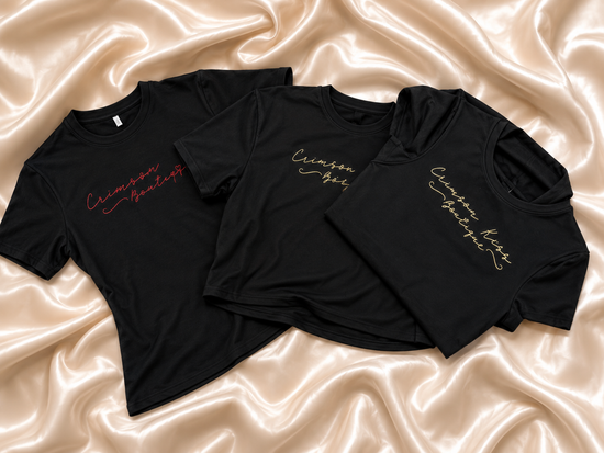 Crimson Kiss Fitted Tee