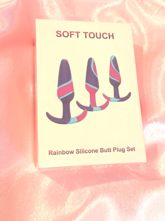 Soft Touch Rainbow Anal Plug