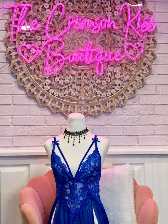 Sin in Saphire Lingerie